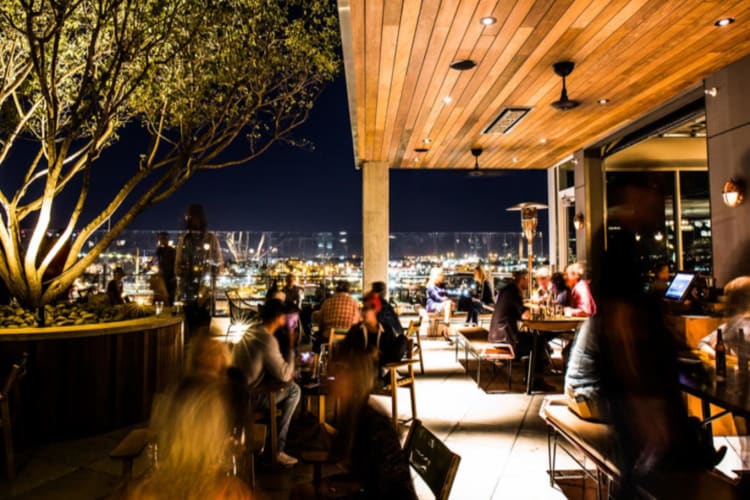 LA Jackson at night